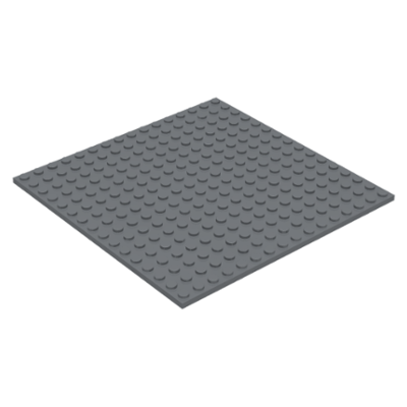Plaat 16x16 Dark Bluish Gray